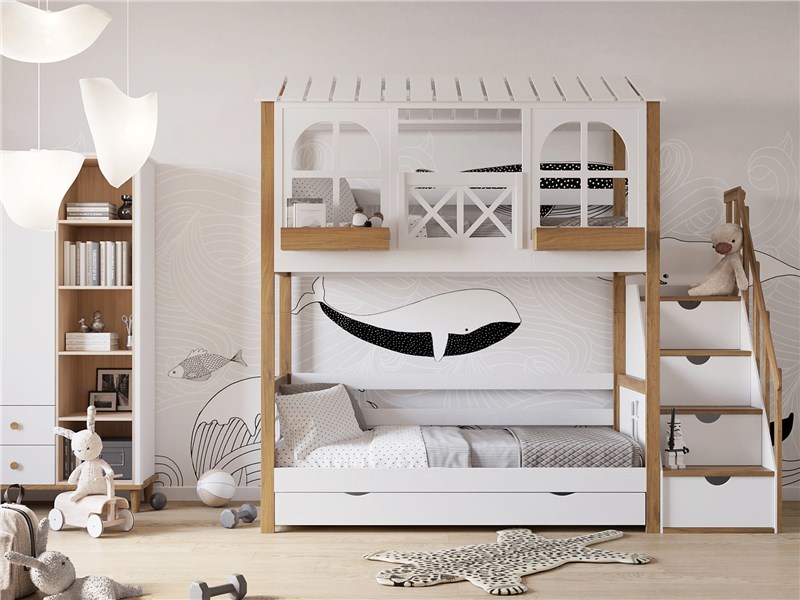Двухъярусная кровать Кроватка Хома Prado 1